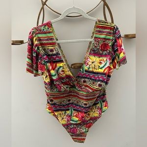 TROPICAL ASOS US16 Swimsuit